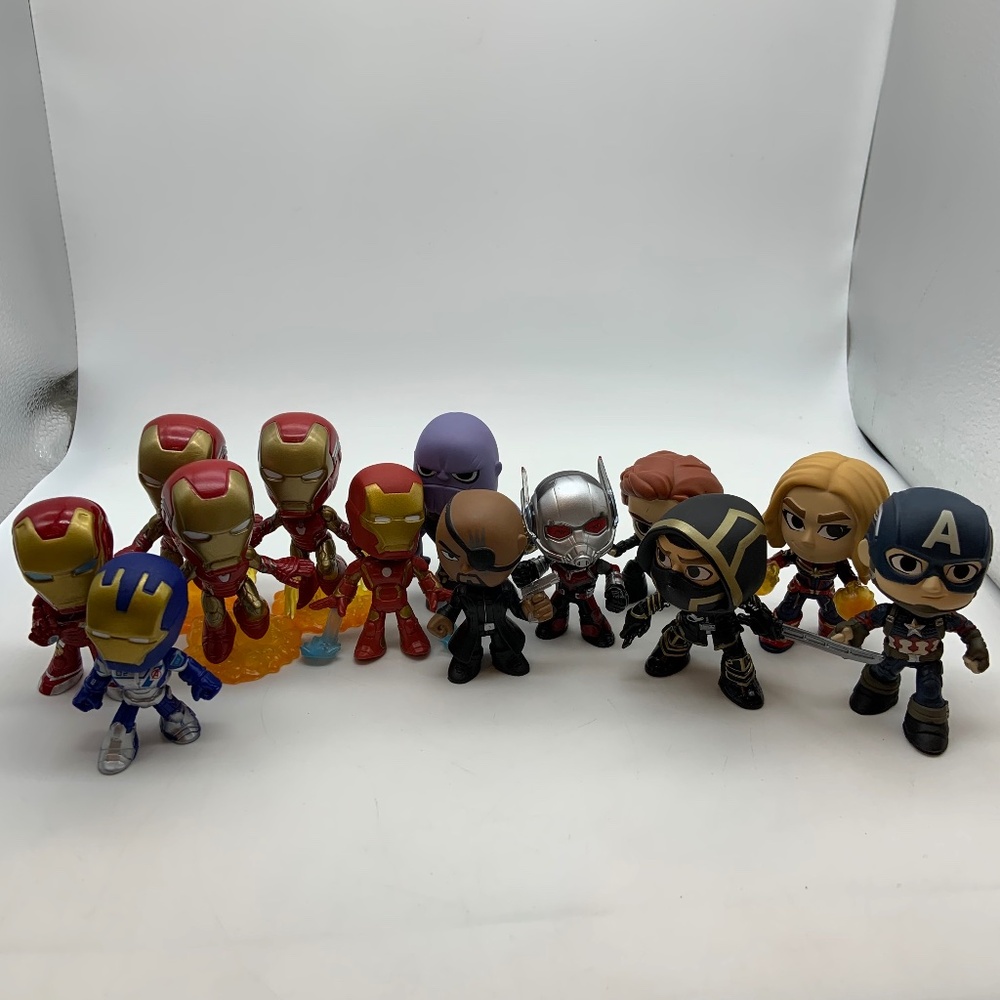 Funko Marvel Mystery Minis Bobblehead Characters Figurines Set of 13 Figures